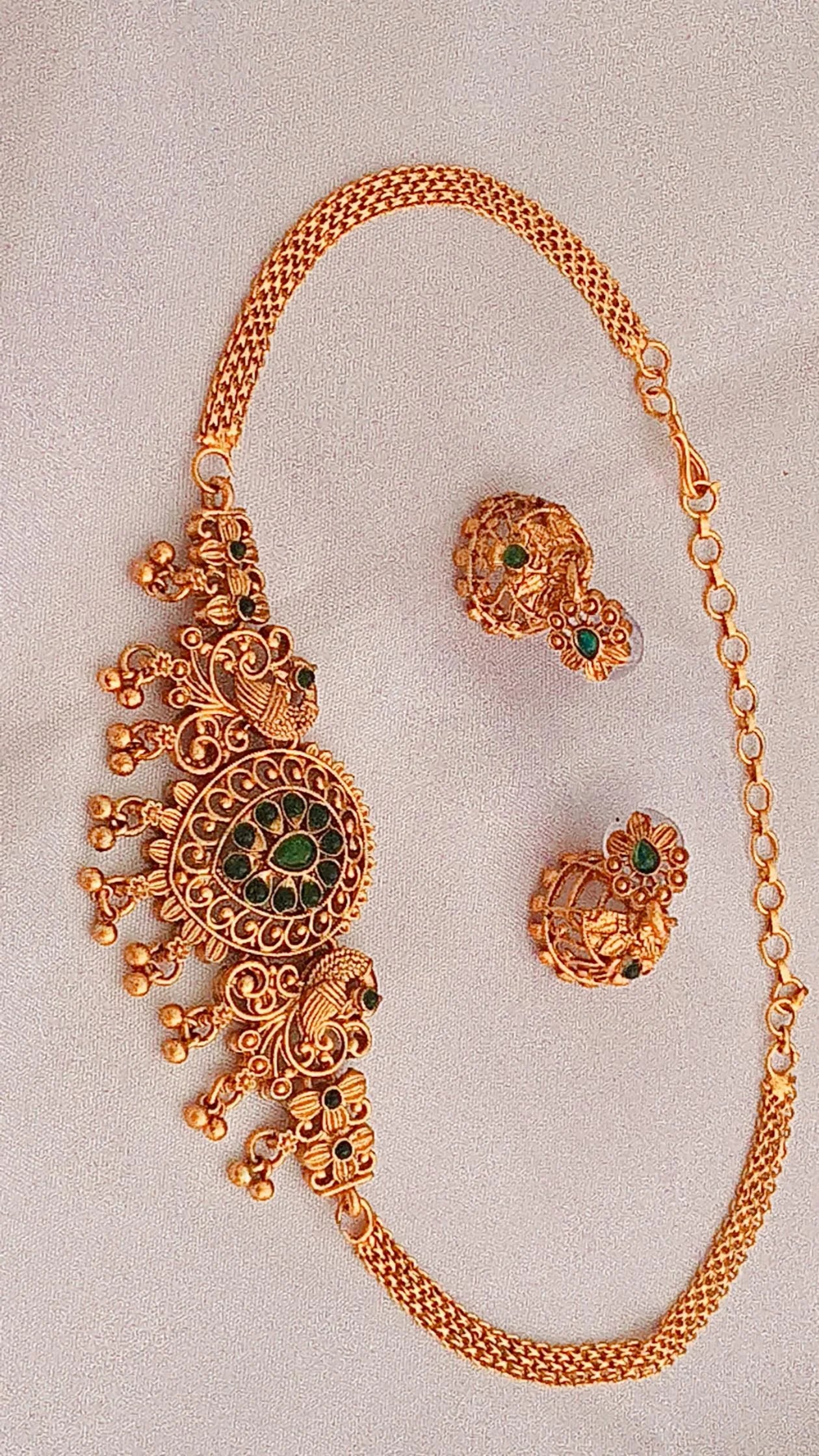 Antique Necklace with Earrings.