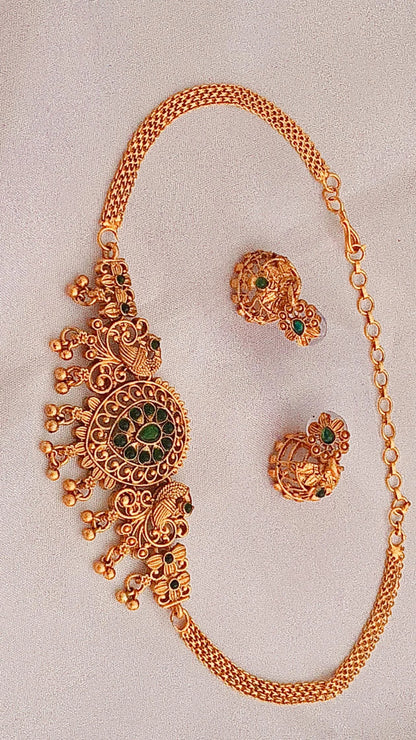 Antique Necklace with Earrings