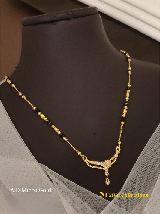 AD Micro Gold Necklace SI3