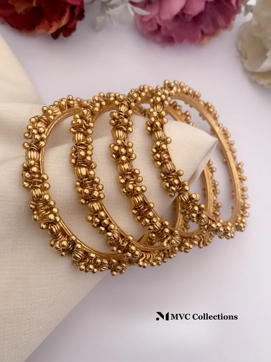 Premium Antique Bangles SIB26 - 4 Pcs