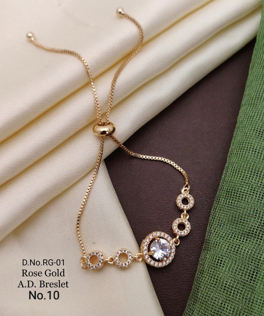 Rose Gold AD Bracelet SIBR4