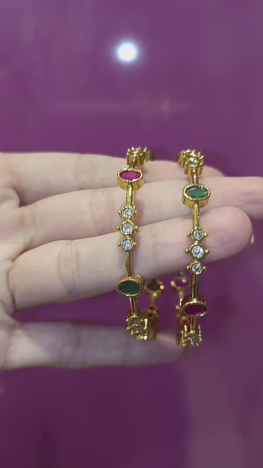 Multi Stone Bangles RKB1